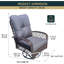 Steel Outdoor Glider-1420782590