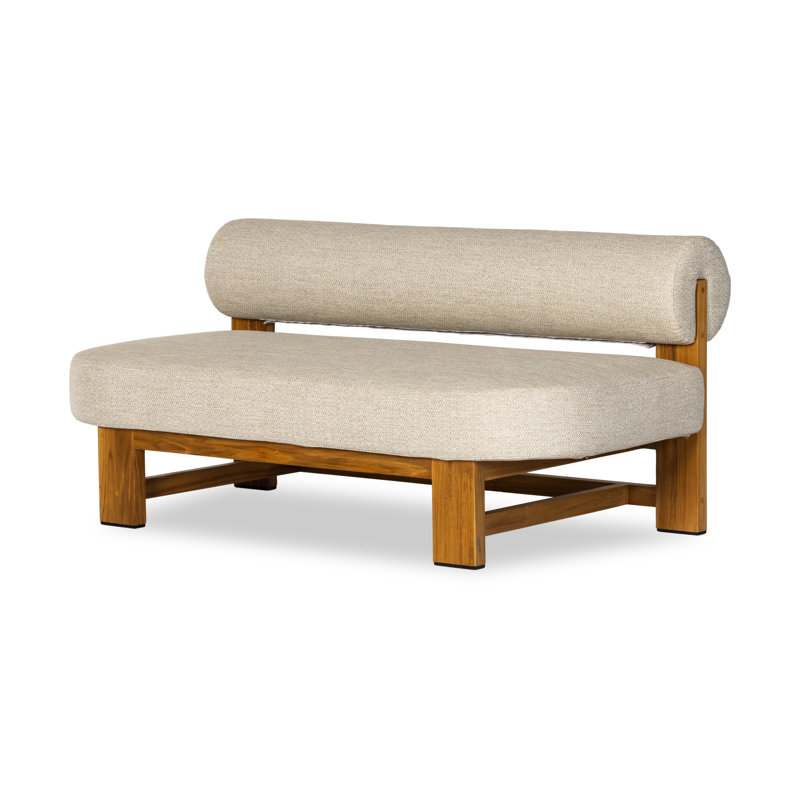 Canapé d'extérieur 59,75 po avec coussins Laqueita