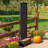 Curved Ridge Indoor Waterfall Fountain with Spotlight - 56"