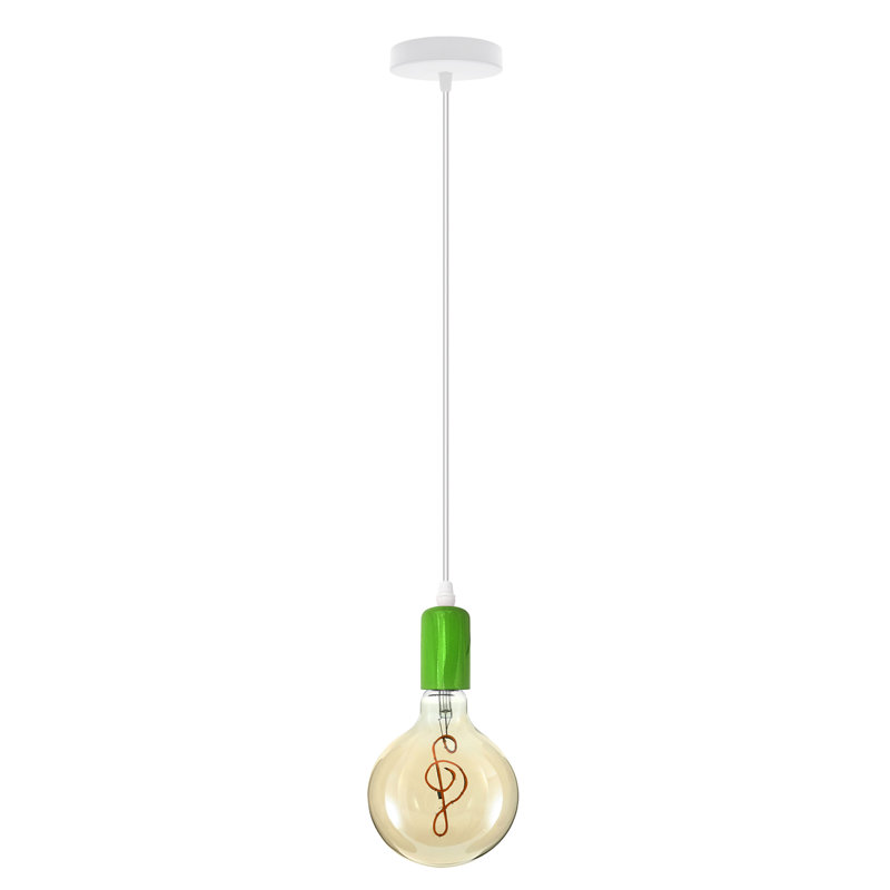 Lovier 1 - Light Green Single Pendant