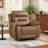 40.9" Wide Modern Faux Leather Electric Standard Recliner With USB & Type-C Ports-312537719