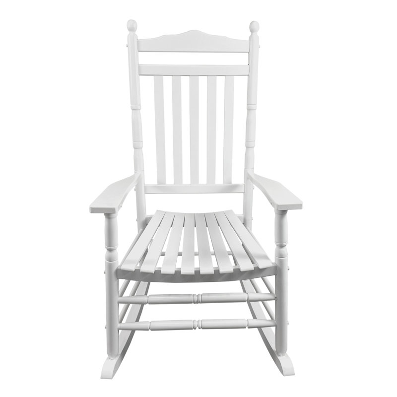 Chaise berçante balcon pour adulte - blanc, Blanc