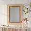 Miroir mural rectangulaire pour salon, chambre à coucher