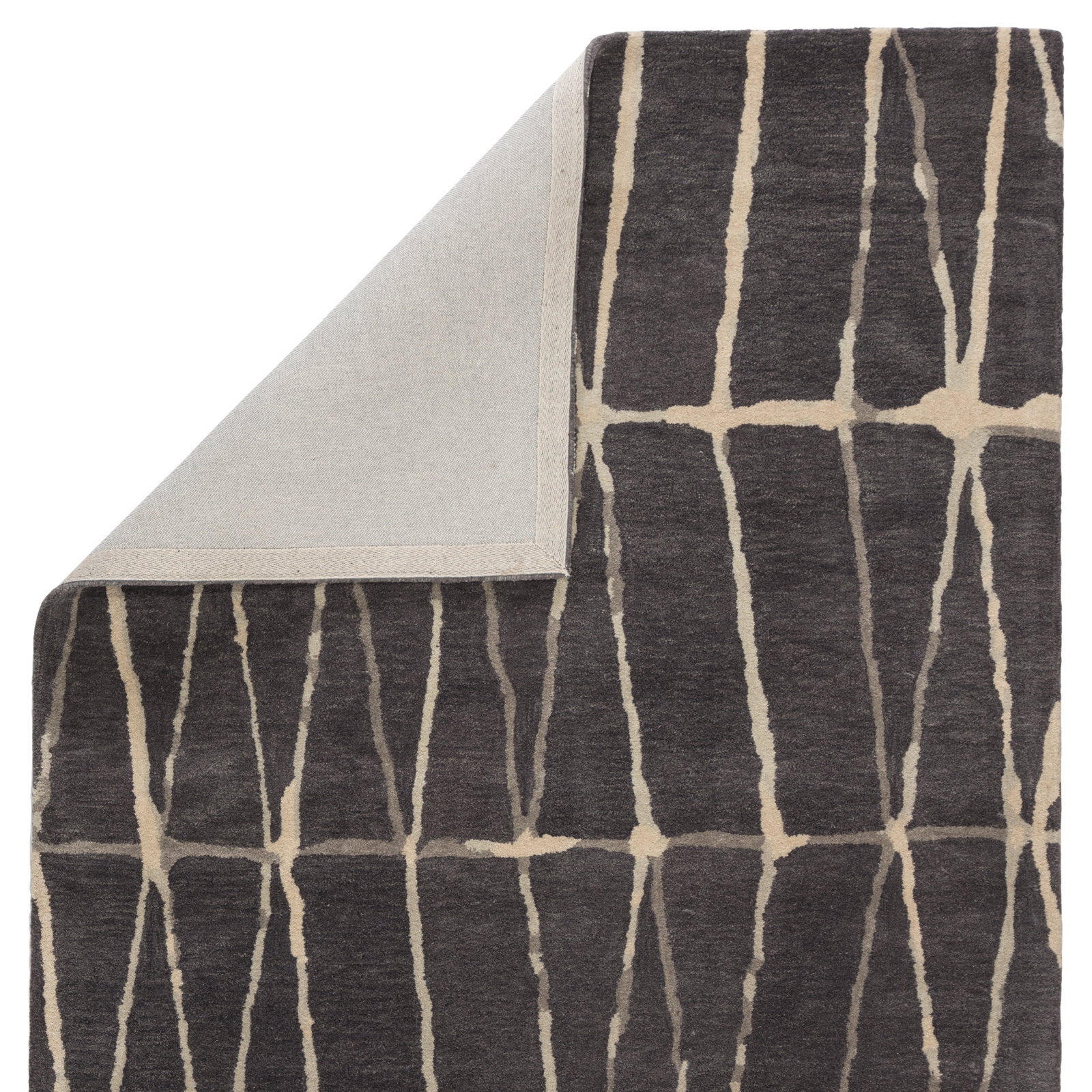 Pete Hand-Tufted Geometric Wool Rug, Rectangle 12' x 18'