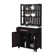Aggeo 31'' 1 Drawer Wine Bar with Storage Cabinet and Shelves