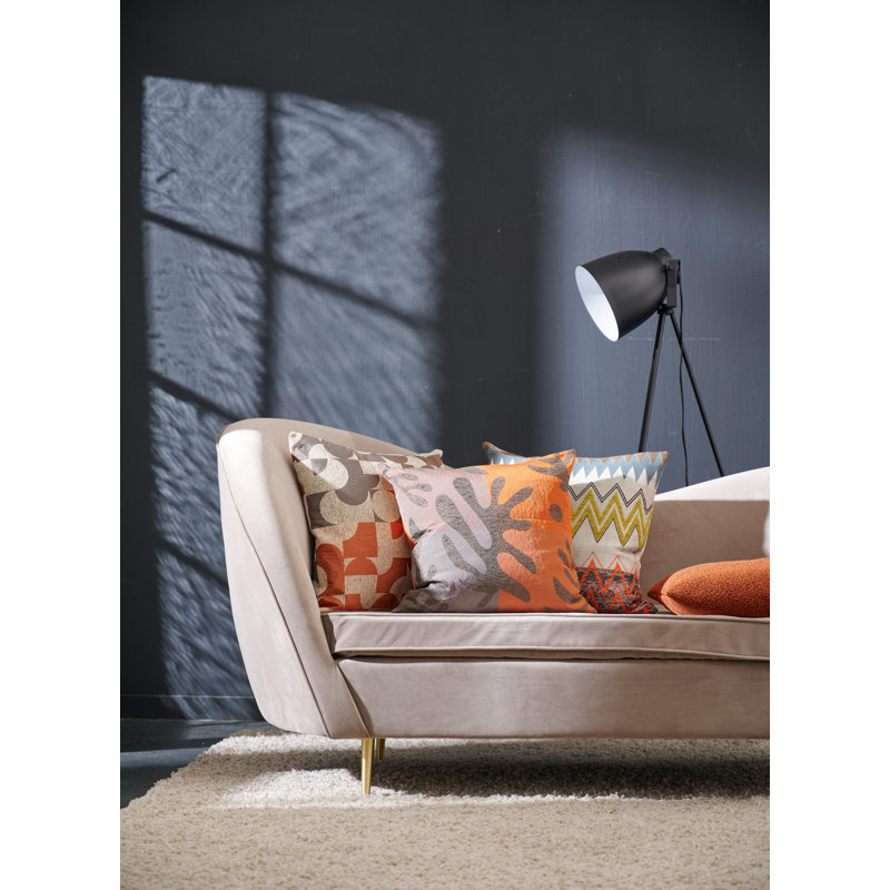Square Cushion Cover, Yellow