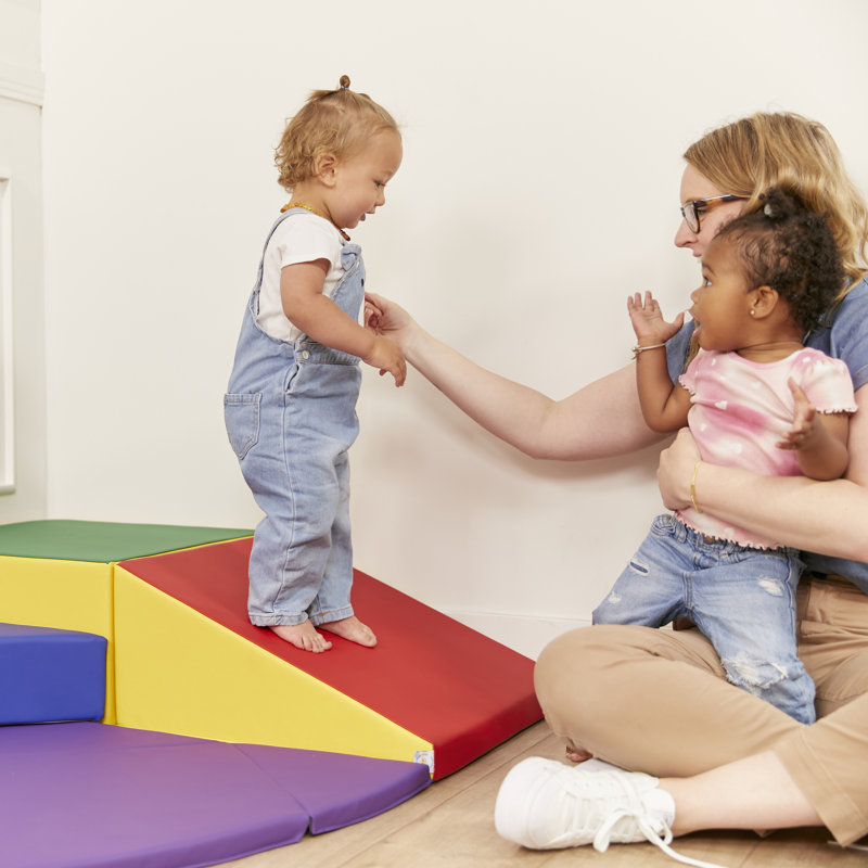 Assorted Foam Corner Climber Playset with Ramp and Pads