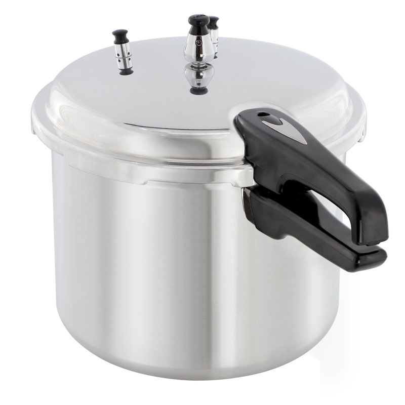 MegaChef 11.5 Quart Induction and Stovetop Pressure Cooker with Steamer
