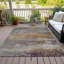 Machine Washable Indoor/Outdoor Xhevrie Brown Rug-112027126