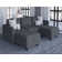 Tomario 5- Piece Upholstered U-Shaped Modular Sectional With Storage