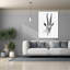  «Gazelle croquis 2» par Annie Warren, art mural sur toile, 40 po x 54 po