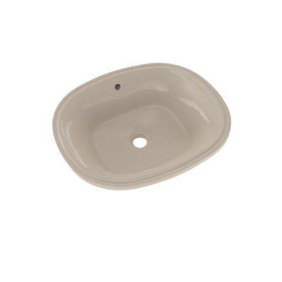TOTO® Maris™ 17-5/8" x 14-9/16" Oval Undermount Bathroom Sink with CEFIONTECT, Bone