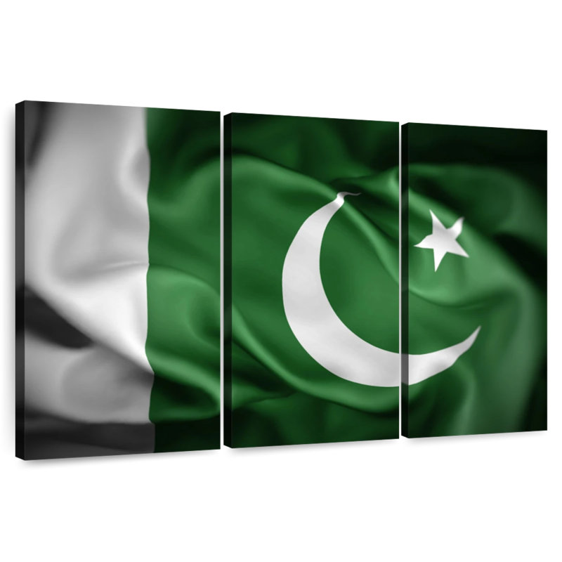Drapeau du Pakistan, H 20 po x l 33 po