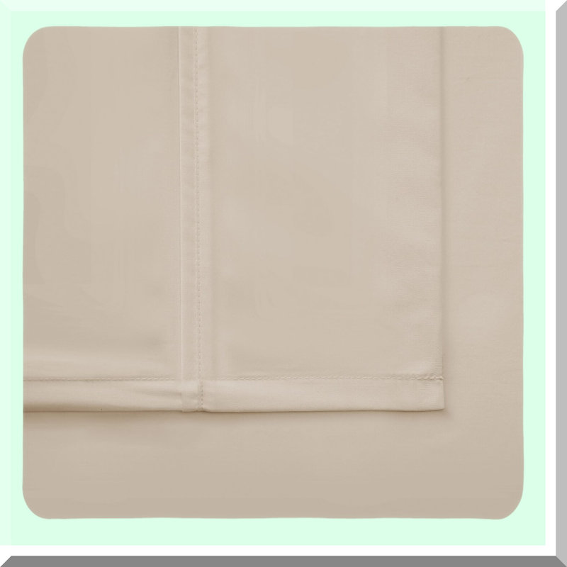 Luxury Khaki Percale Cotton Pillowcase Set - 400 Thread Count Collection for Ultimate Comfort and Style in Bedding Essentials