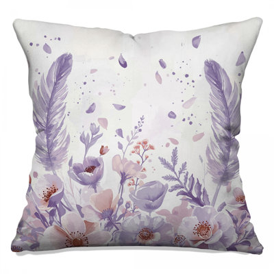Coussins décoratifs mauves
