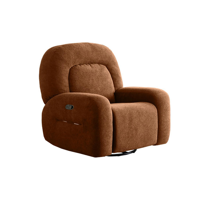 Taigan Upholstered Recliner, Brown