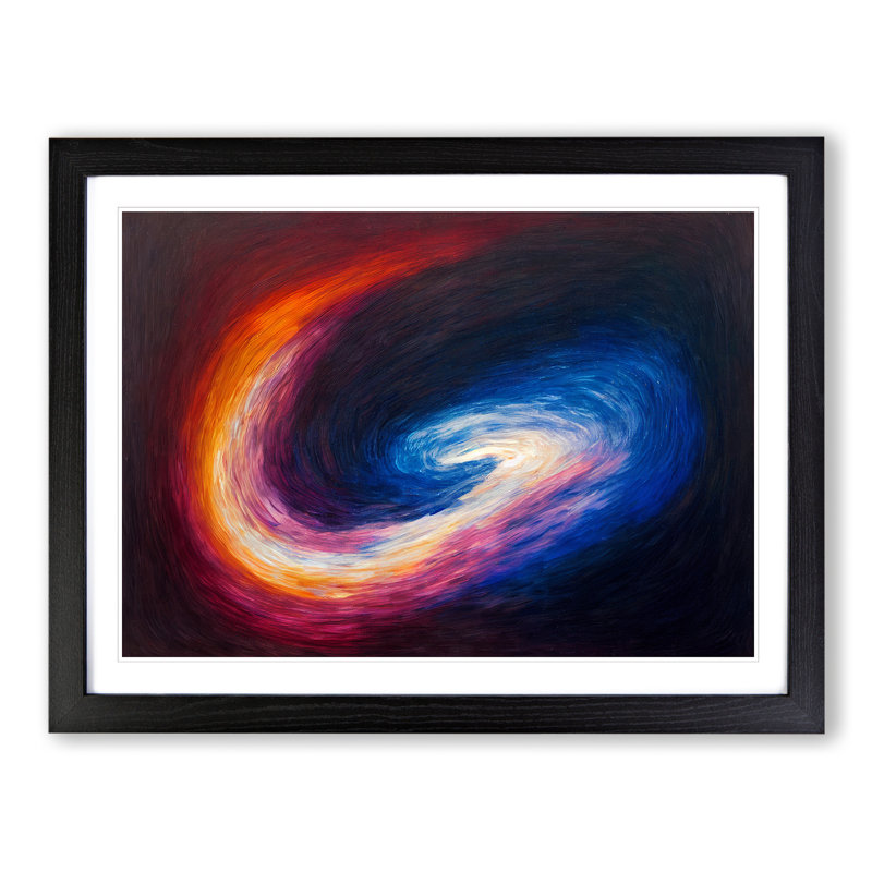 Captivating Galaxy Vol.4 - Framed Print, 34cm H x 46cm W x 2cm D, Black