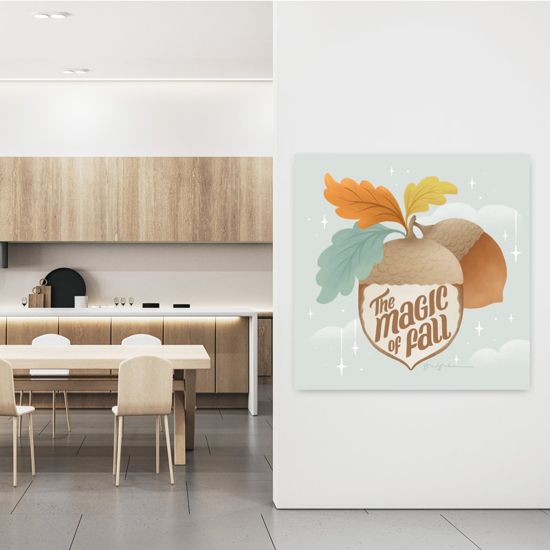Automne magique V, art contemporain abstrait, H 48 po x l 48 po