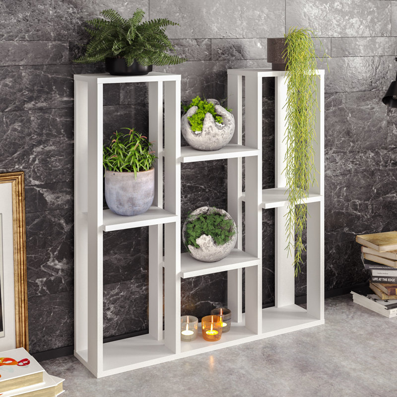 Support pour plante Wehr, Blanc