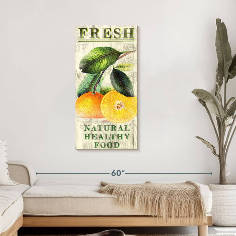 Expressionniste brillant sur toile, H 42 po x l 21 po x P 1,25 po