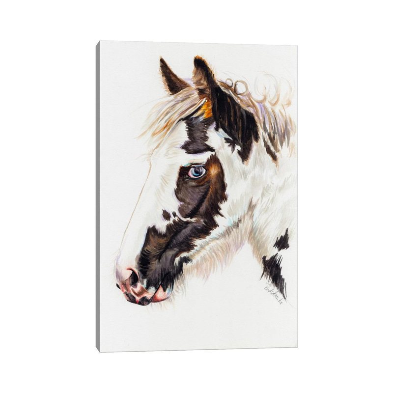 Gypsy Filly by Jennifer Redstreake - Wrapped Canvas Print, 20.32 cm H x 30.48 cm W