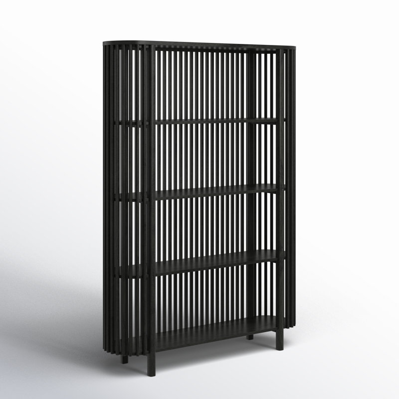 Weyburn Wide Bookcase, Black