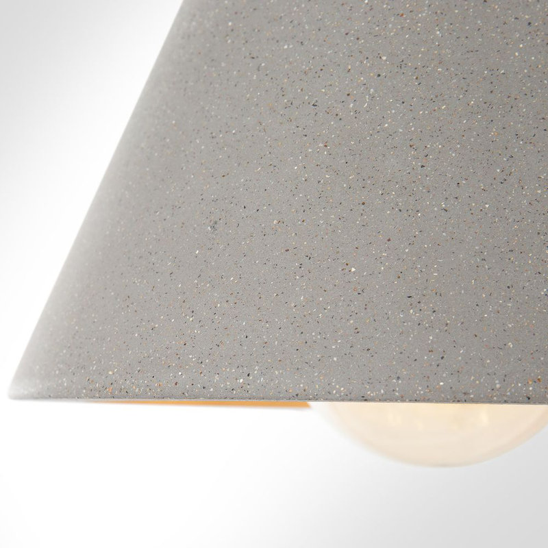 Sohn 1 - Light Cone Pendant, Black, Stone Grey