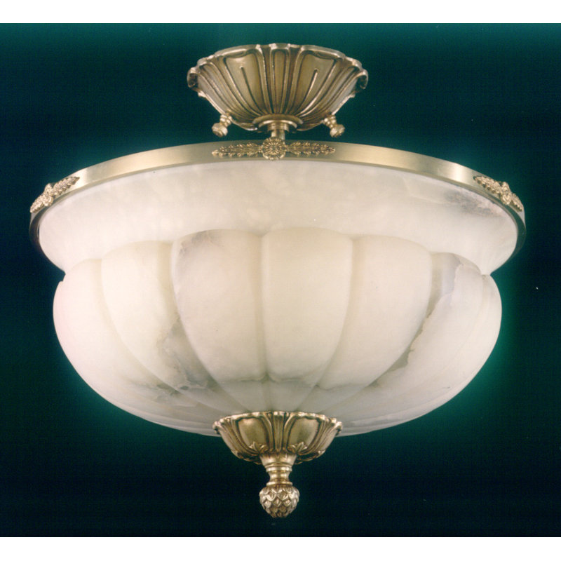 Barrientos Glass Semi Flush Mount