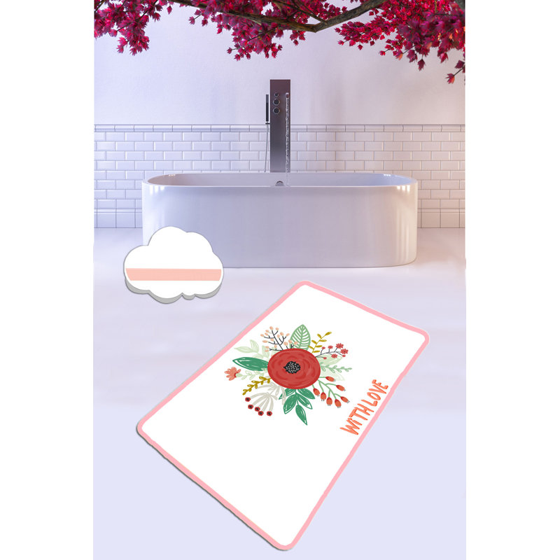 Antibacterial Bathmat, 100% Polyester, 27.6 x 47.2 inches | Non-Slip Underside, 700 GSM, Machine Washable at 86°F | Soft and Durable, Ideal for Bathroom Safety & Comfort, Easy Care and Maintenance