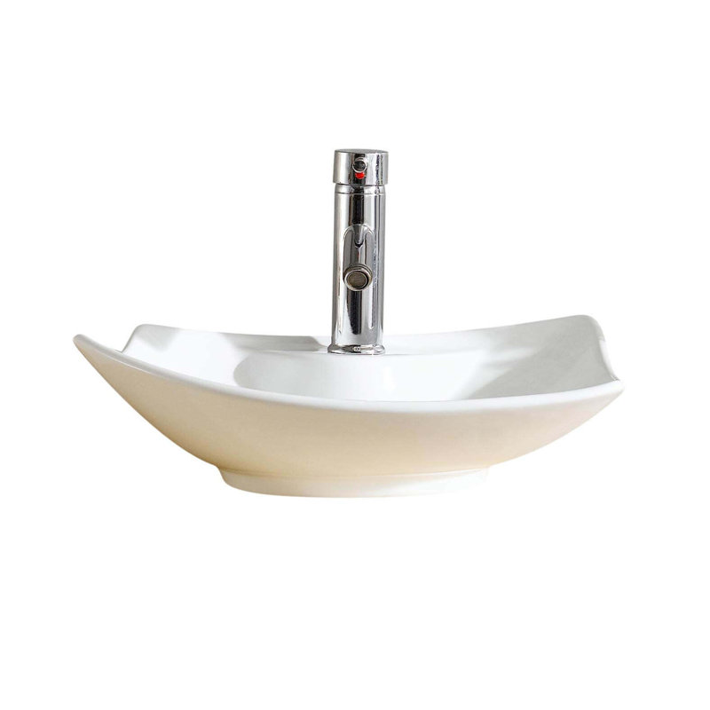 Modern Ceramic Specialty Vessel Bathroom Sink