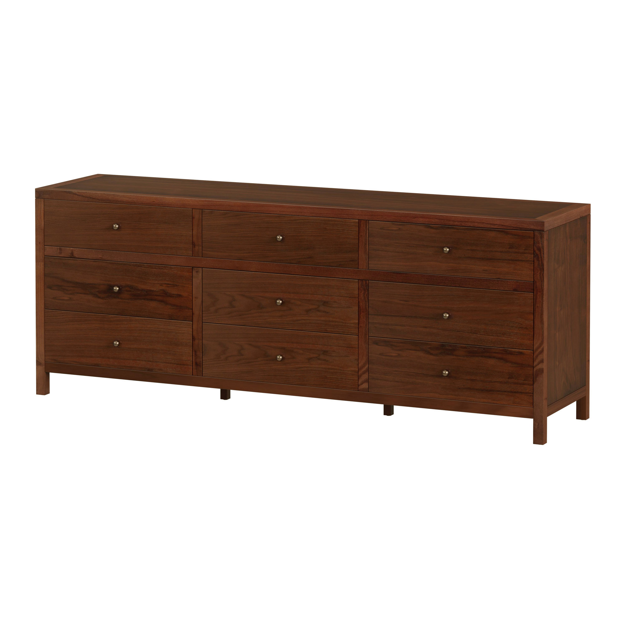 Celine 84" 9-Drawer Dresser, Green
