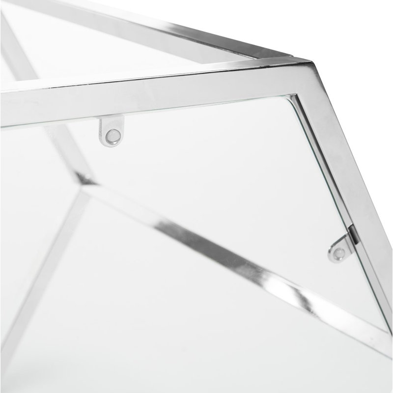 Zola Glass Top End Table