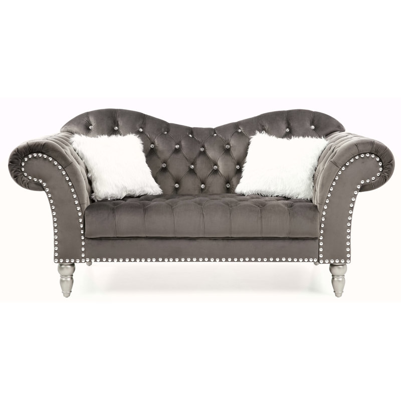 Causeuse Cozy, Gris foncé