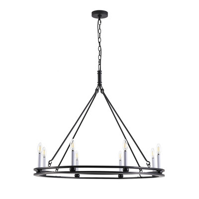Luminaire suspendu 8 lumières Solveiga
