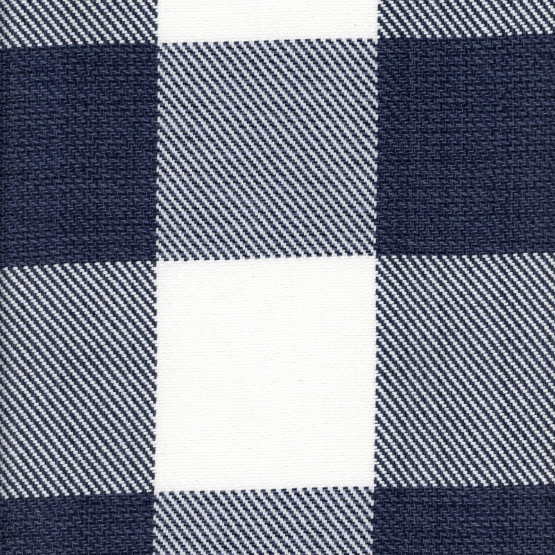 Tissu à carreaux Metro, Indigo