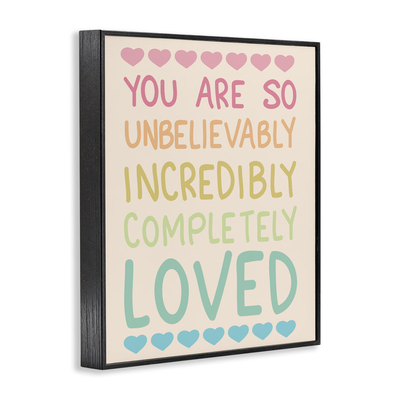 Complètement adoré avec des cœurs, estampe numérique, design par Sweet Melody Designs, H 14 po x l 11 po