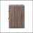 2 Drawers MDF Nightstand In Barrel Oak Finish