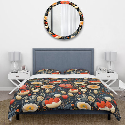 Ensemble de housse de couette Whimsical Bohemian Bliss Floral