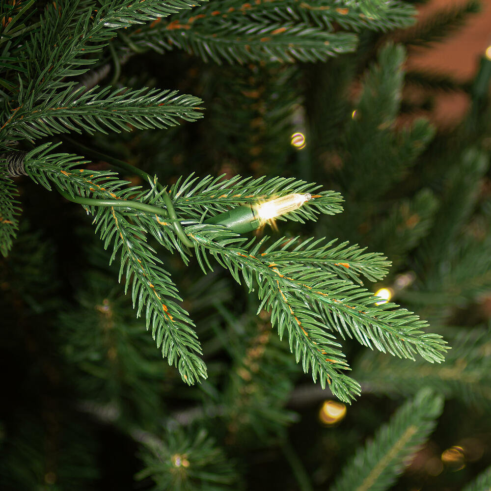 7.5' Lighted Artificial Fir Christmas Tree
