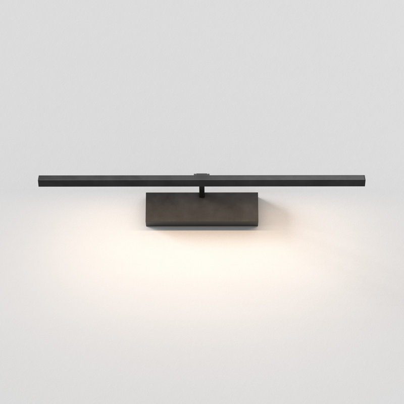Mondrian LED Wall Mounted Picture Light, Matt Black, 2.36" H x 23.62" W x 7.4" D