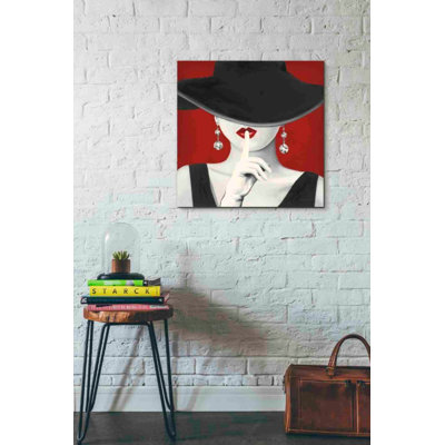 «Haute Chapeau Rouge I» par Marco Fabiano, art mural sur toile