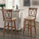 Fortville Swivel Upholstered Counter Stool