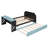 Full Size Wood Daybed With Twin Size Trundle,Desk And USB-916736284
