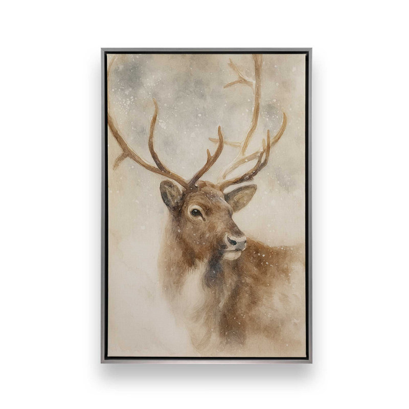 Impression sur toile Winter Majesty, H 36,75 po x l 24,75 po, Chrome poli