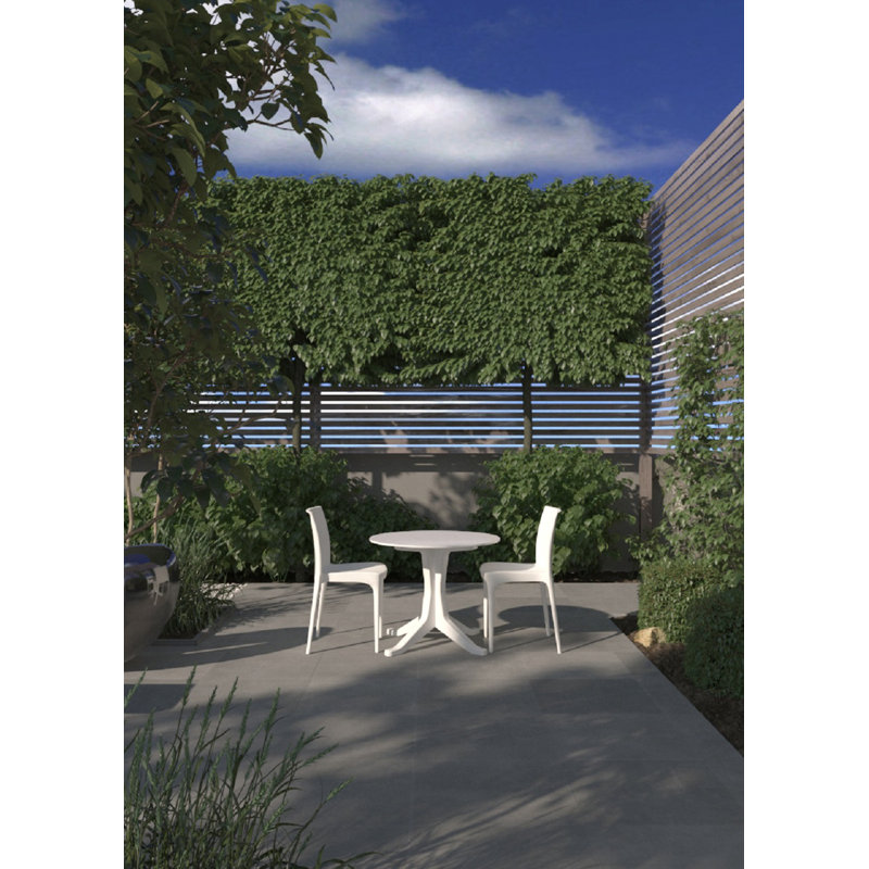 Chaise d'appoint de patio empilable Zip, Rouge