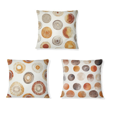 Ensemble de 3 coussins décoratifs Boho