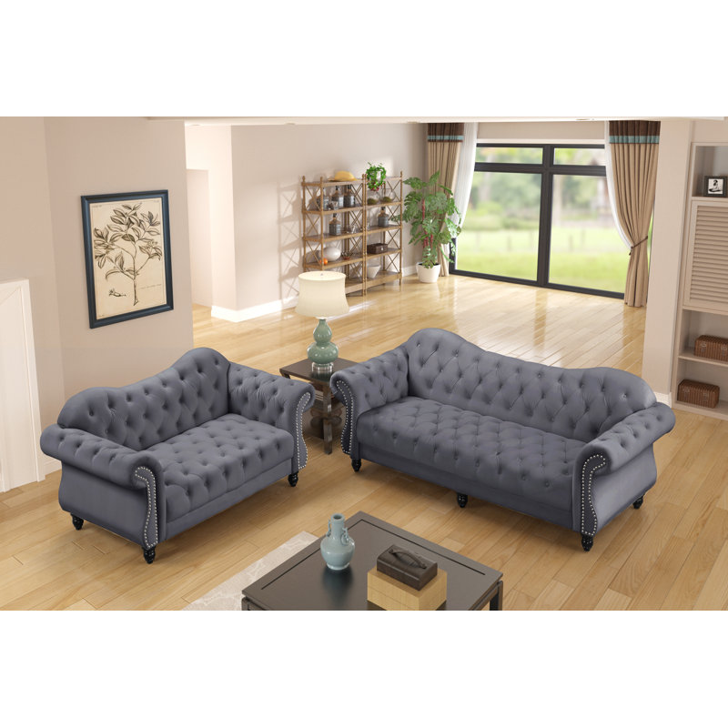 House of Hampton® Ilgvars 3 - Piece Living Room Set & Reviews | Wayfair