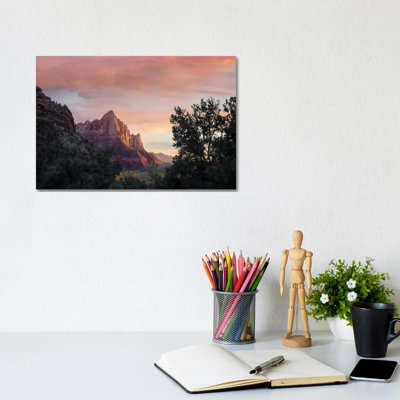 The Watchman, Zion National Park, Utah 1 Piece Wrapped Canvas Wall Art
