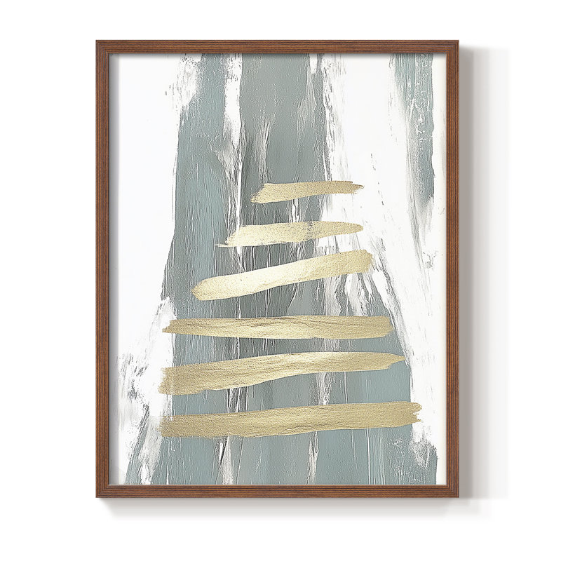 Christmas Holiday Art DCCCXIX Framed Print - Solid Wood, Walnut, 11" H x 9" W