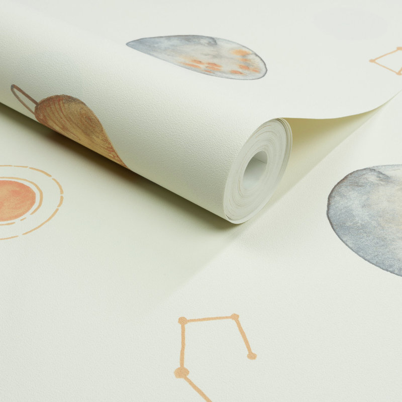 Little Dreamers Collection Journey Into Space Wallpaper Roll, Beige
